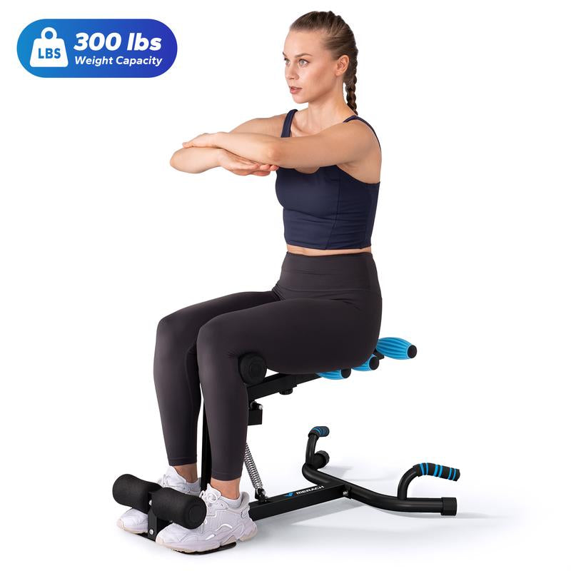 Adjustable Deep Squat & Ab Workout Machine